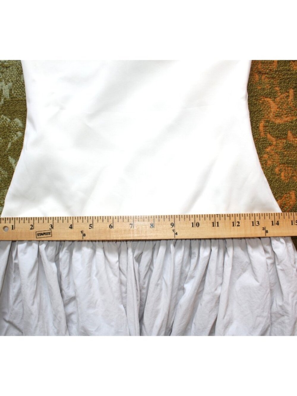 Zara Strapless Midi Dress Size XS Sleek Fitted Bodice Bubble balloon skirt Party - Picture 3 of 10